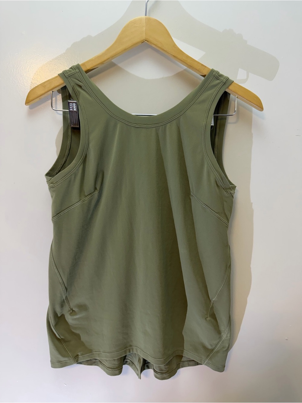lululemon athletica Olive Green Athletic Tank Top
